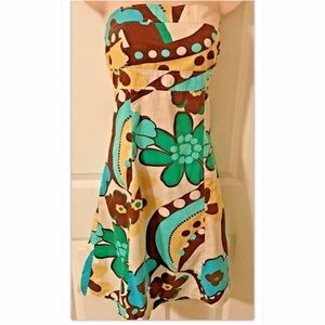 B. Smart A-Line Strapless Spring Summer Sundress